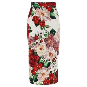 Dolce & Gabbana Floral Print Longuette Skirt - NWT